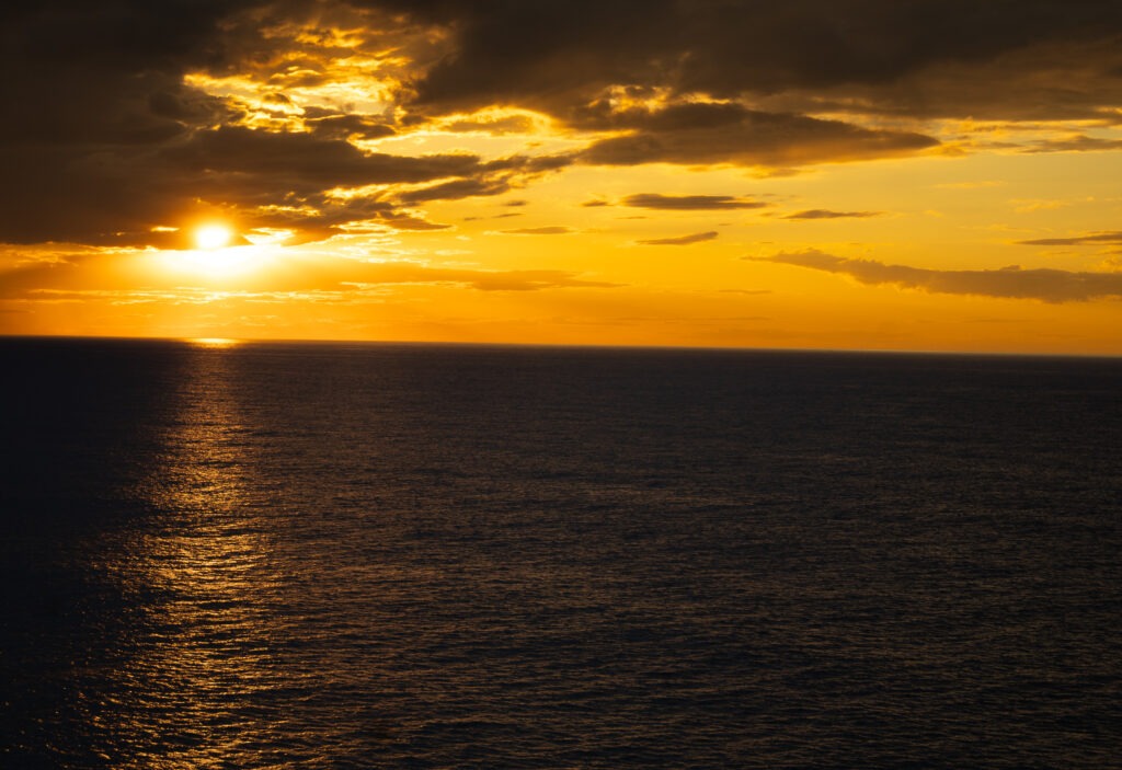 Golden Hour in the middle of the Atlantic